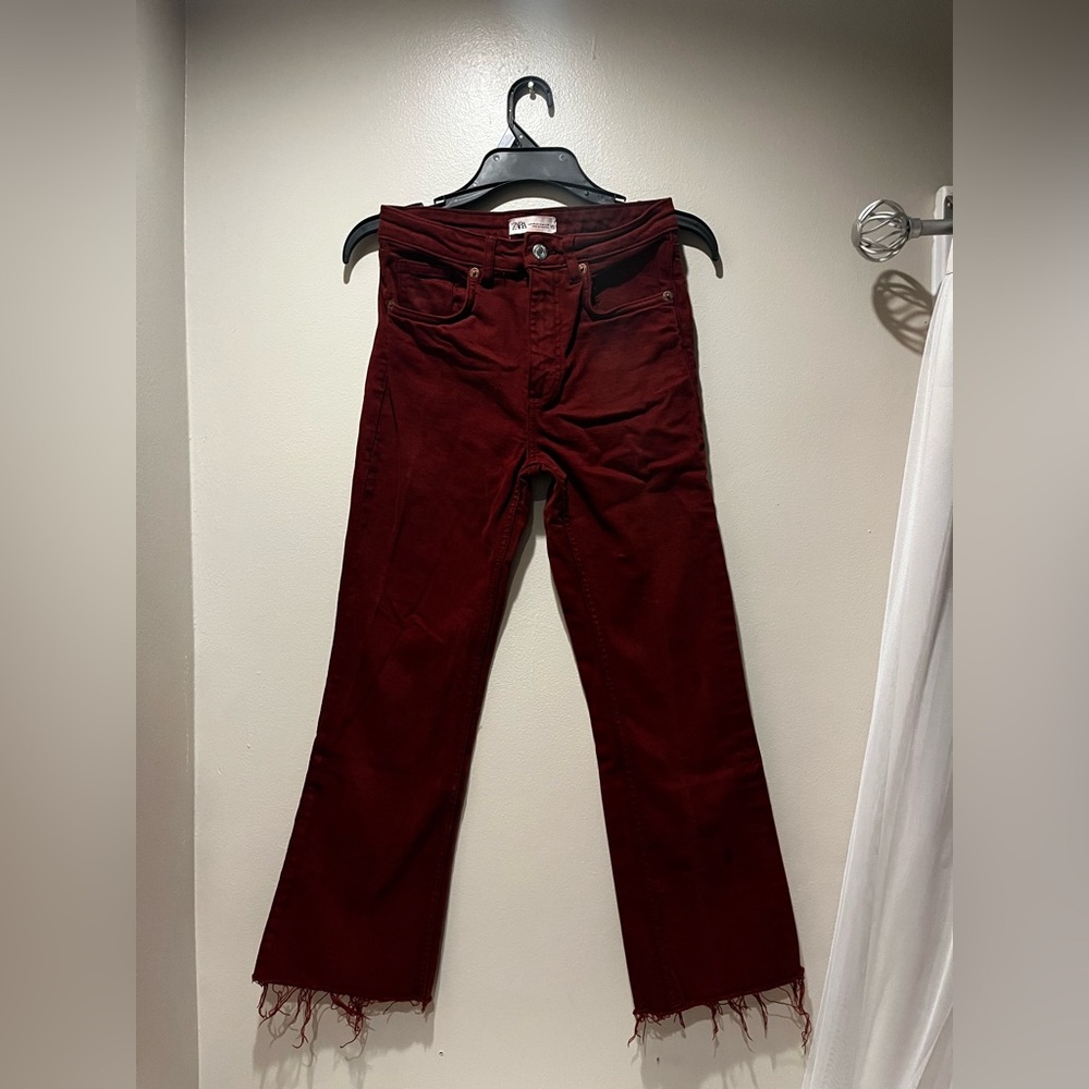 Zara cropped flares